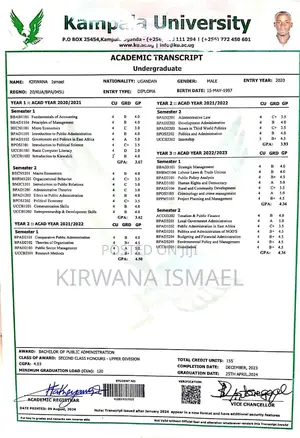 Mr Kirwana Ismael