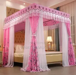 Pink Curtain Net