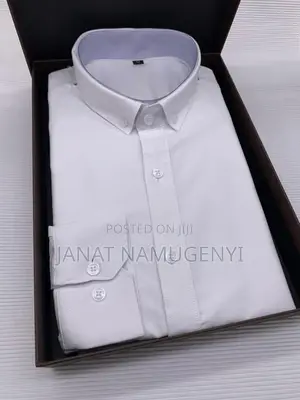 Moss London Plain White Shirt