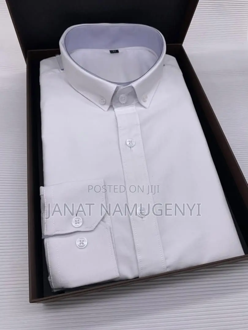 Moss London Plain White Shirt