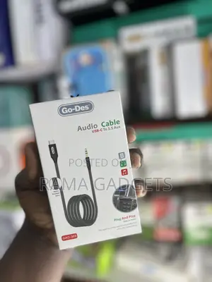 Go-Des Gac-36 Type C to 3.5mm Aux Cable