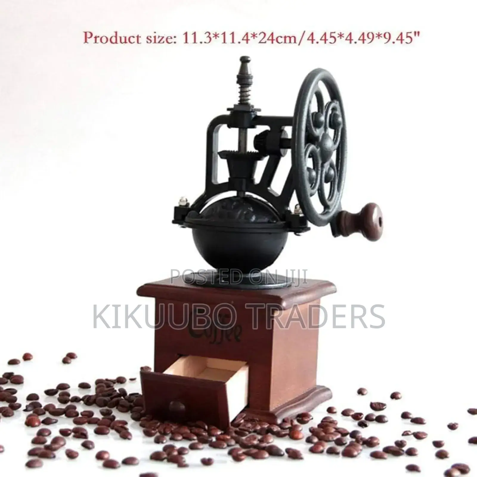 Vintage Wooden Hand Coffee Grinder