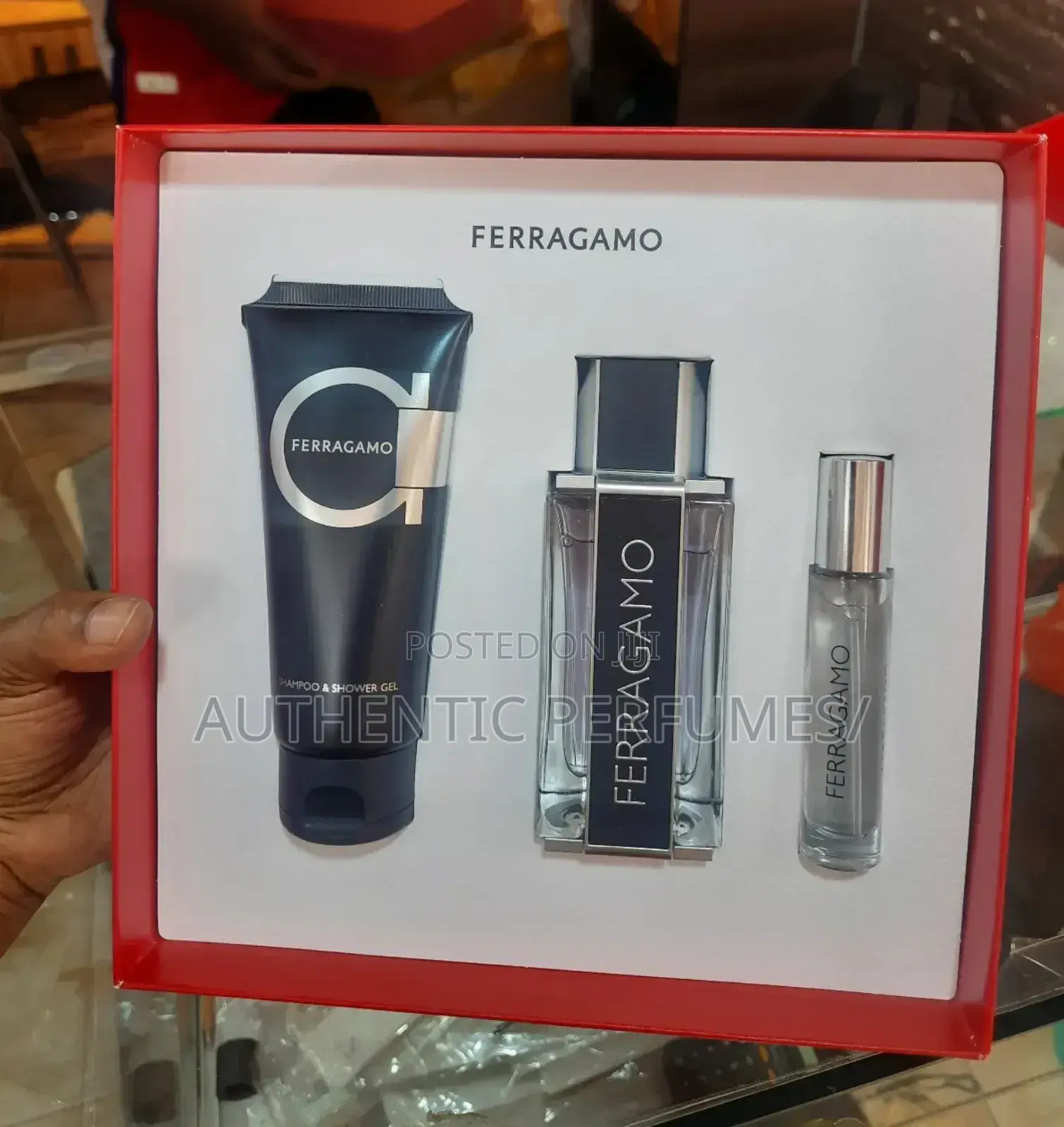 Ferragamo Eau De Toilette for Men Gift Set
