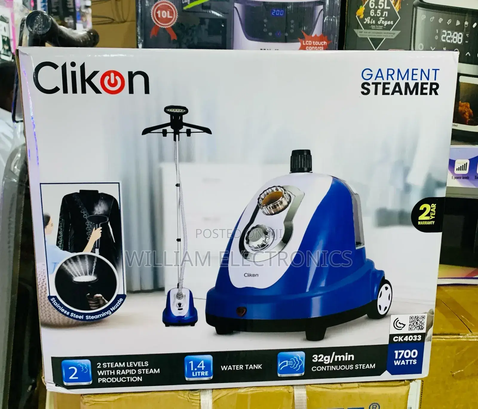 Clickon Garment Steamer Ck4033