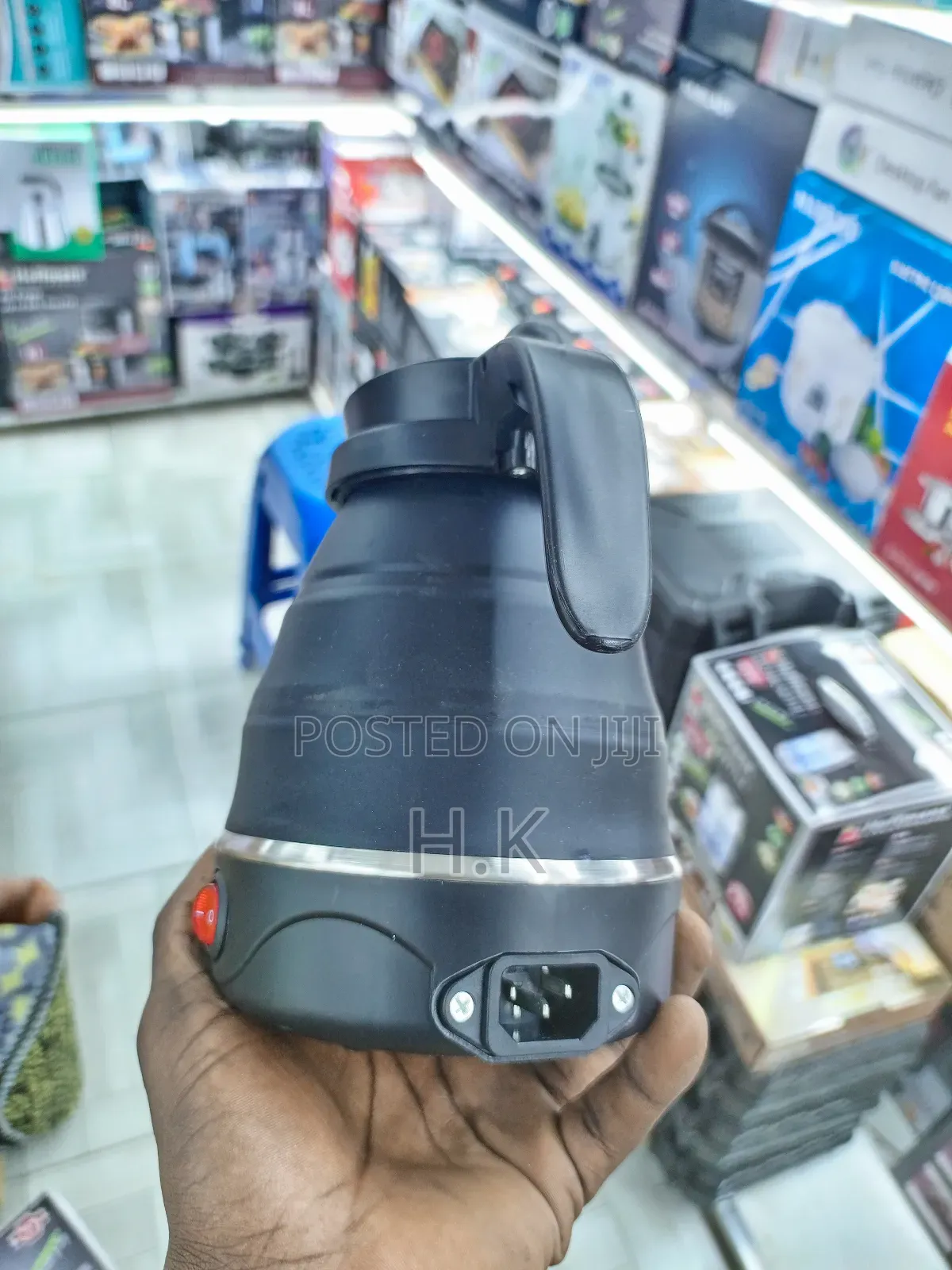 Hoffmans 0.6l Travel Folding Electric Kettle, Model Hm-2546
