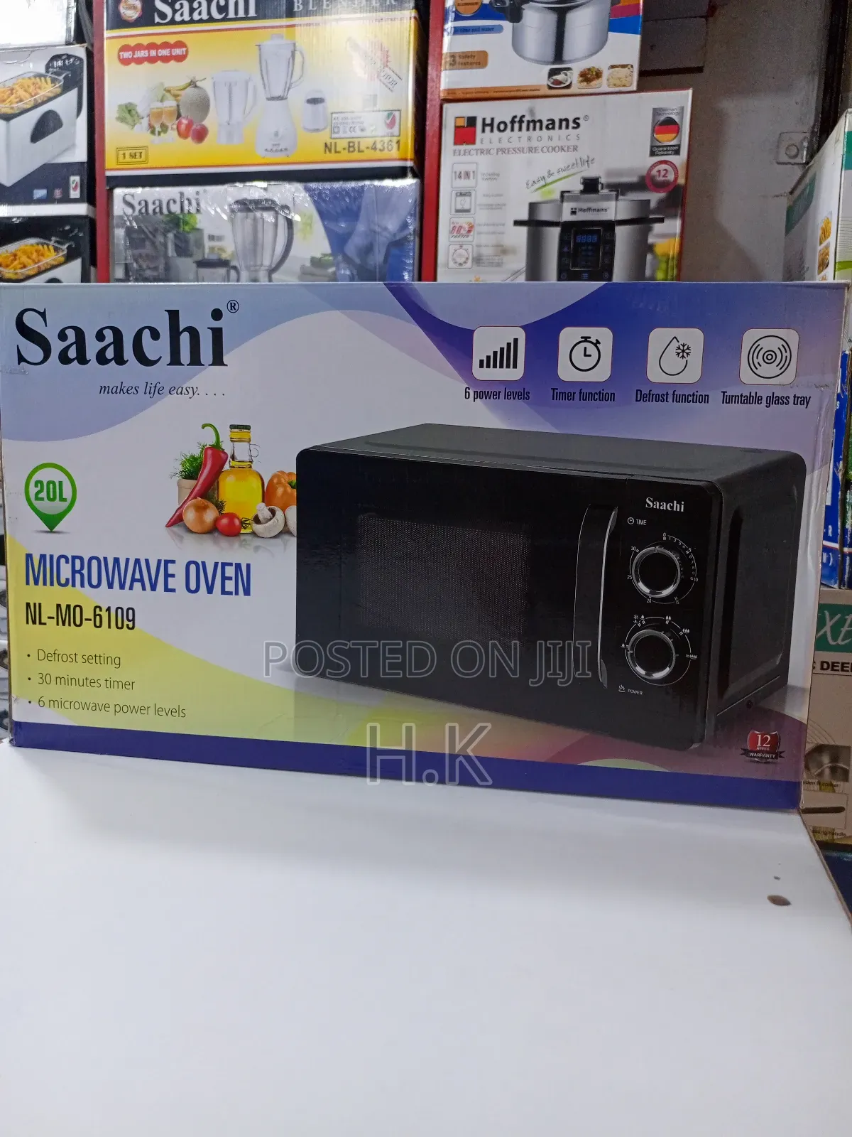 Saachi 20l Microwave Oven (Model Nl-Mo-6109)