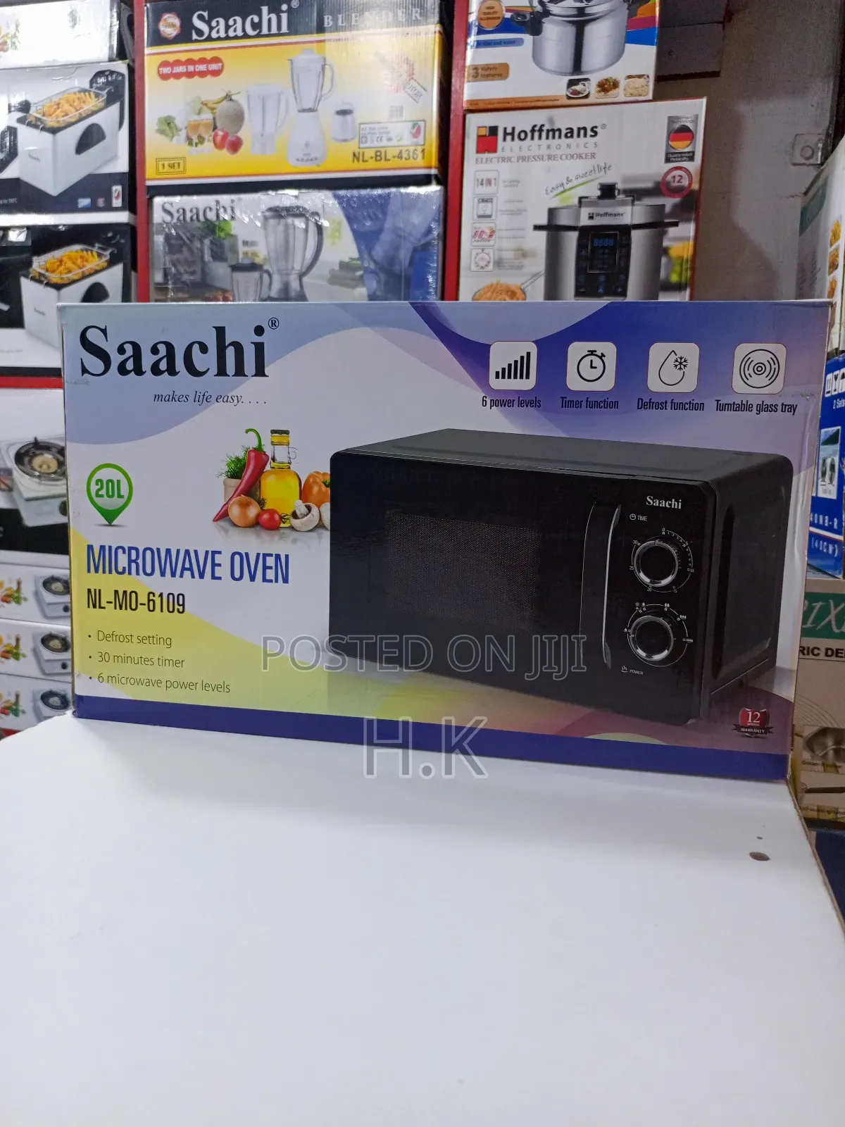 Saachi 20l Microwave Oven (Model Nl-Mo-6109)
