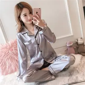Silk Plain Colour Pajamas