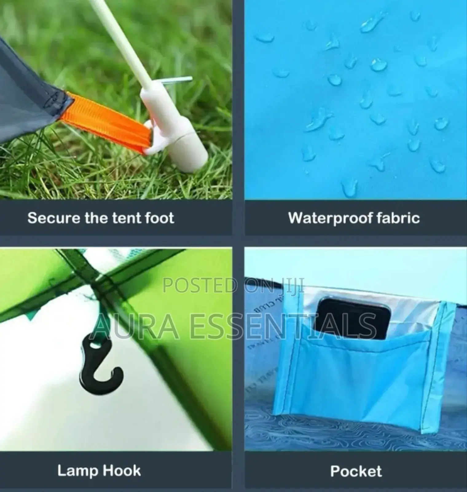 Polyester Dome Foldable Camping Tent