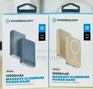 New Powerology 10000mah Magsafe Aluminum Power Bank