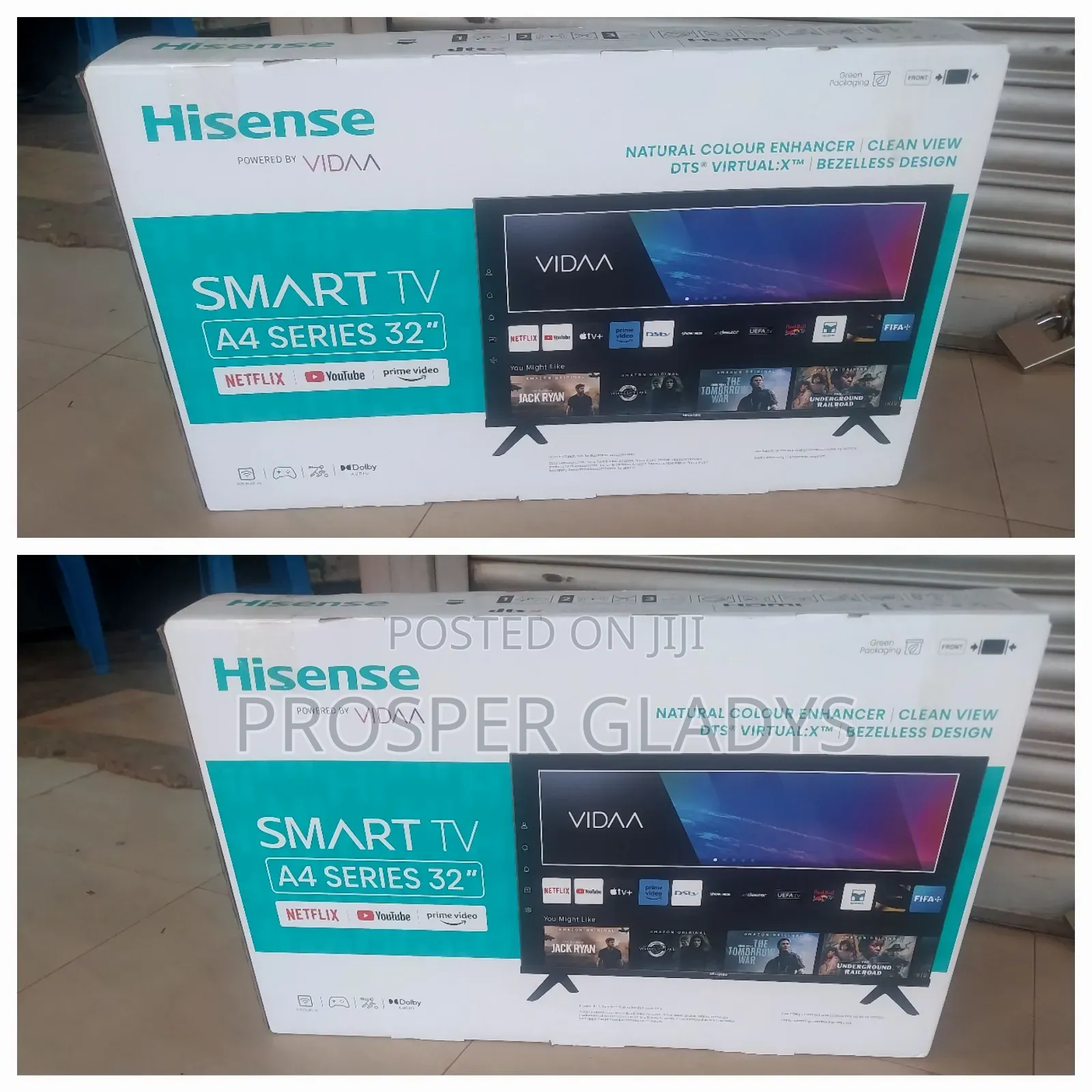 Hisense 32 Smart Digital Flat Screen Flameless.