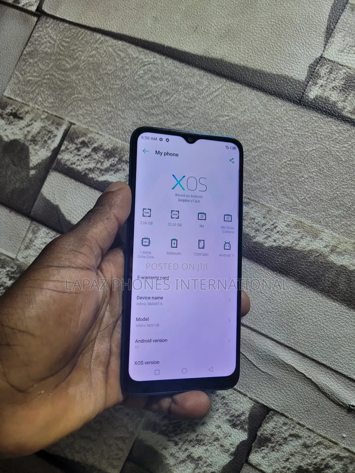 Infinix Smart 6 32 GB Blue