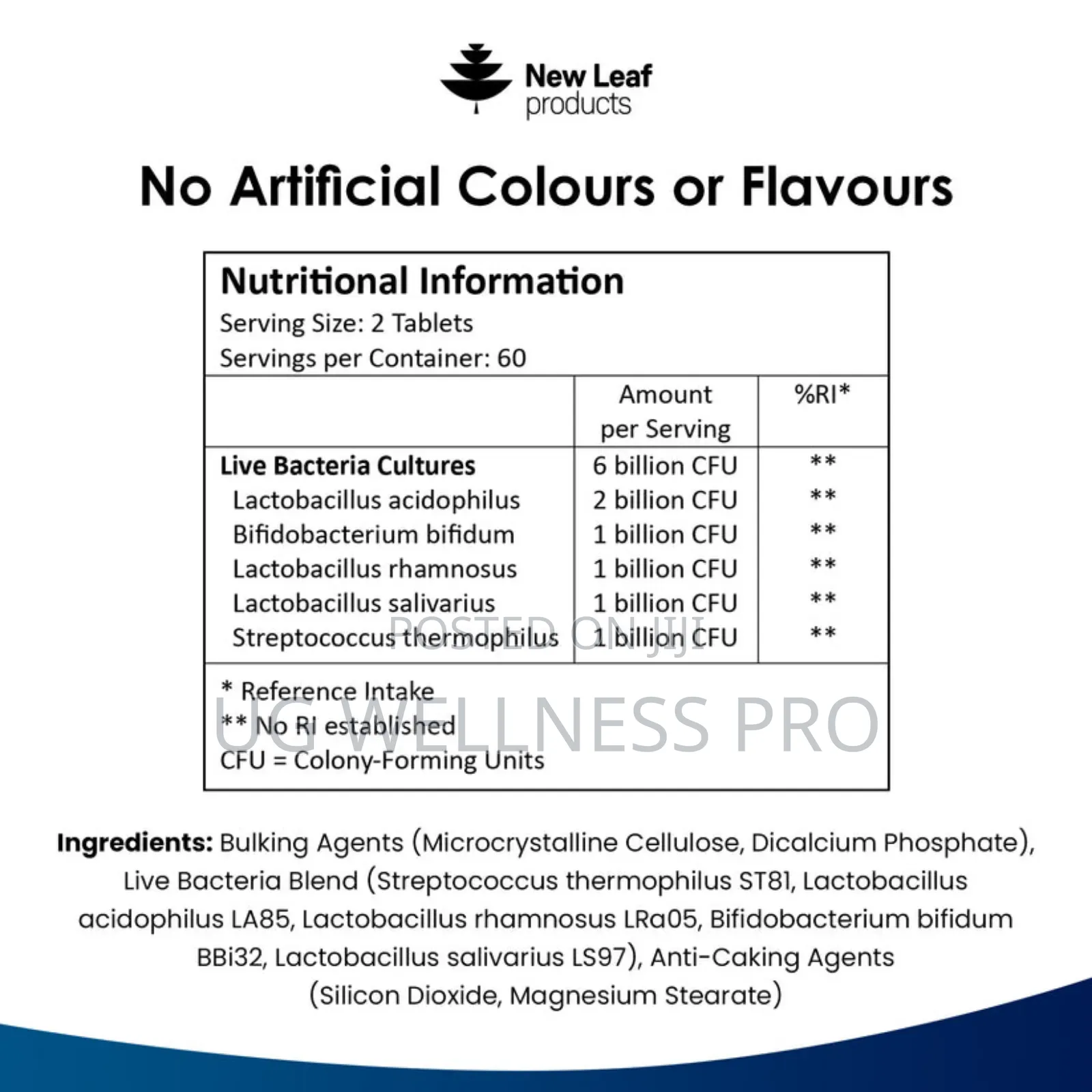 Probiotic Multi Strain High Strength Supplement Tablets
