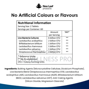 Probiotic Multi Strain High Strength Supplement Tablets