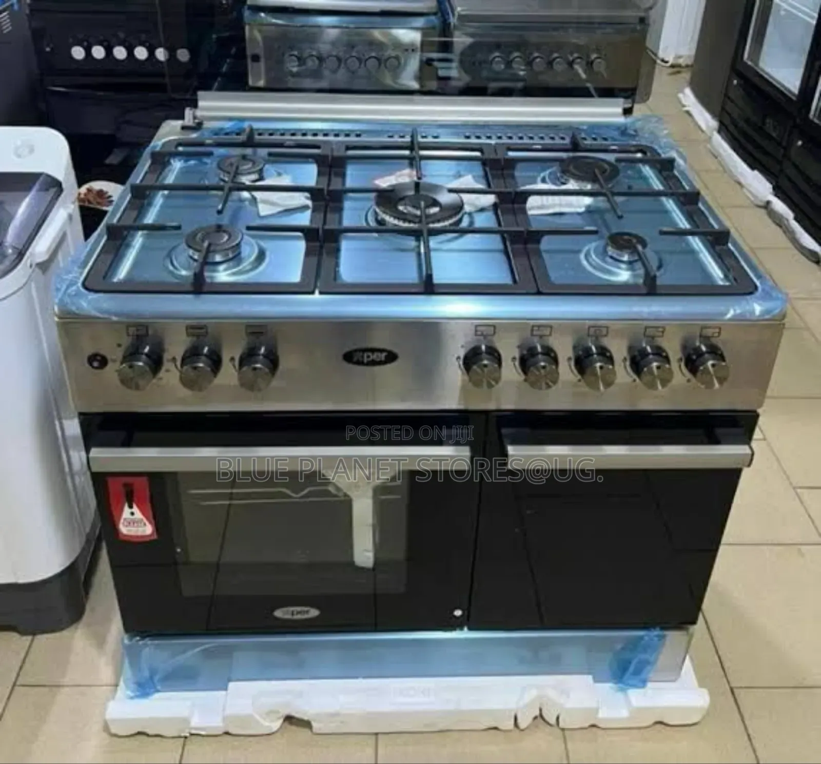 Xper "5 Burners" Full Gas Cookers \\ 90cm × 60cm.
