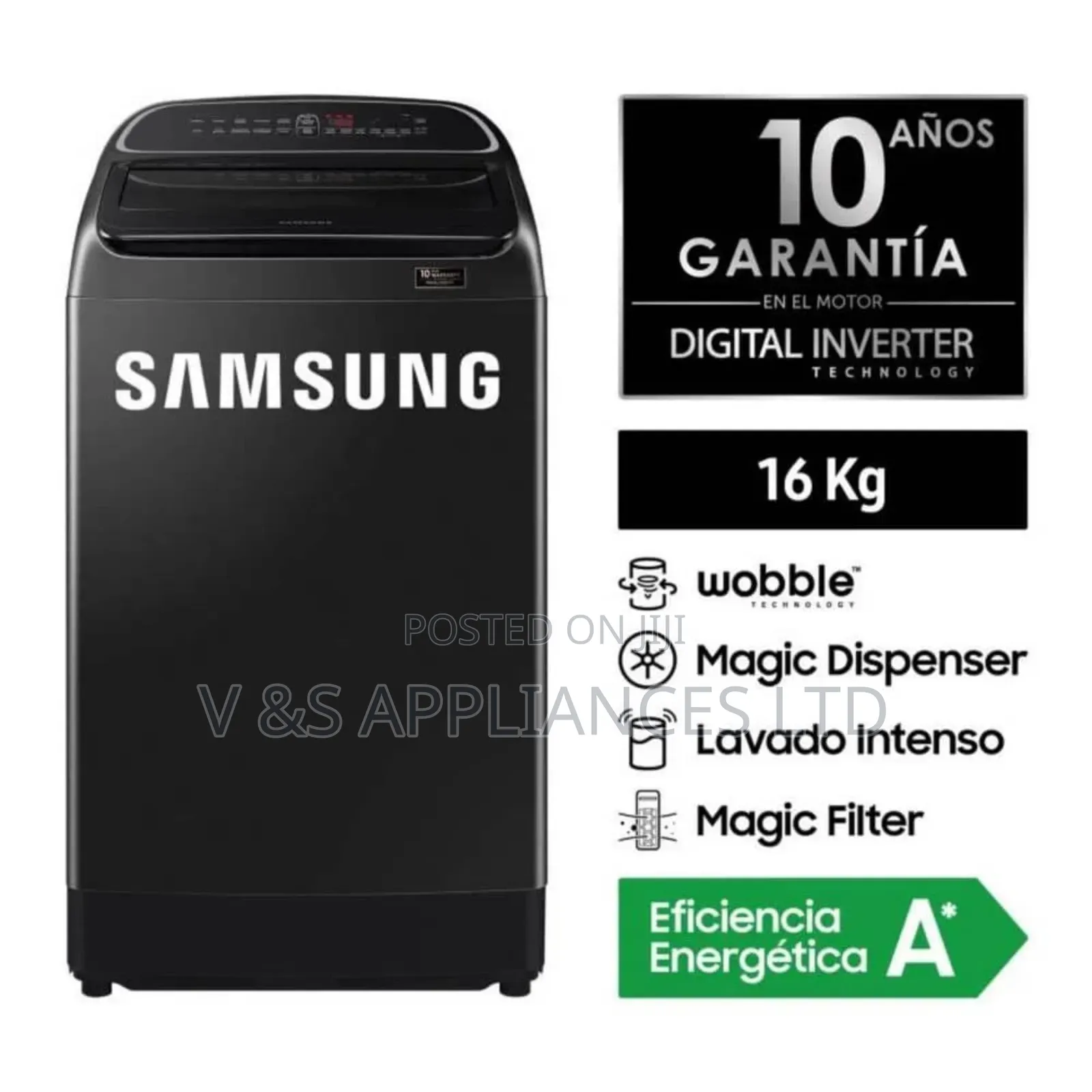 16kg Samsung Top Loader Fully Automatic Washing Machine