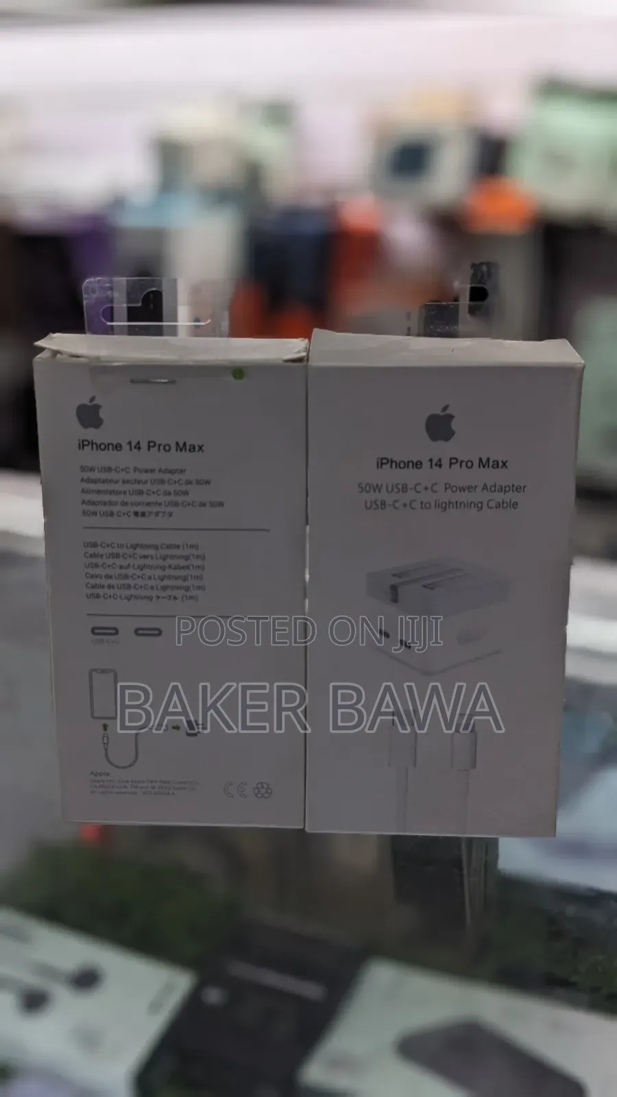 iPhone Usb C + C Power Adapter Usb C + C to Lightning Cable