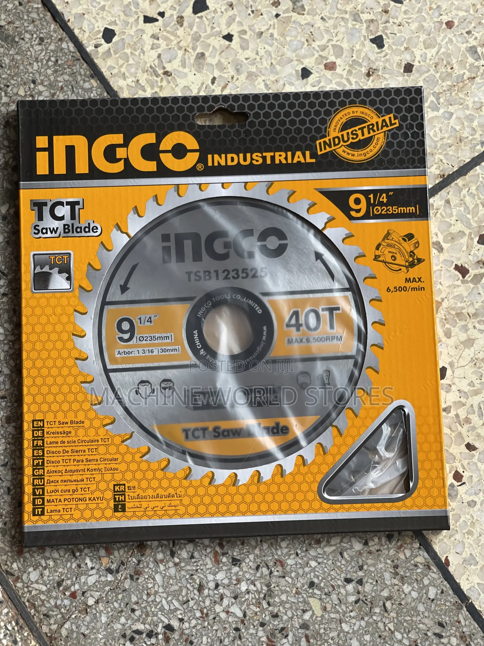 9” Circular Saw Blade (Wood) Ingco 40t