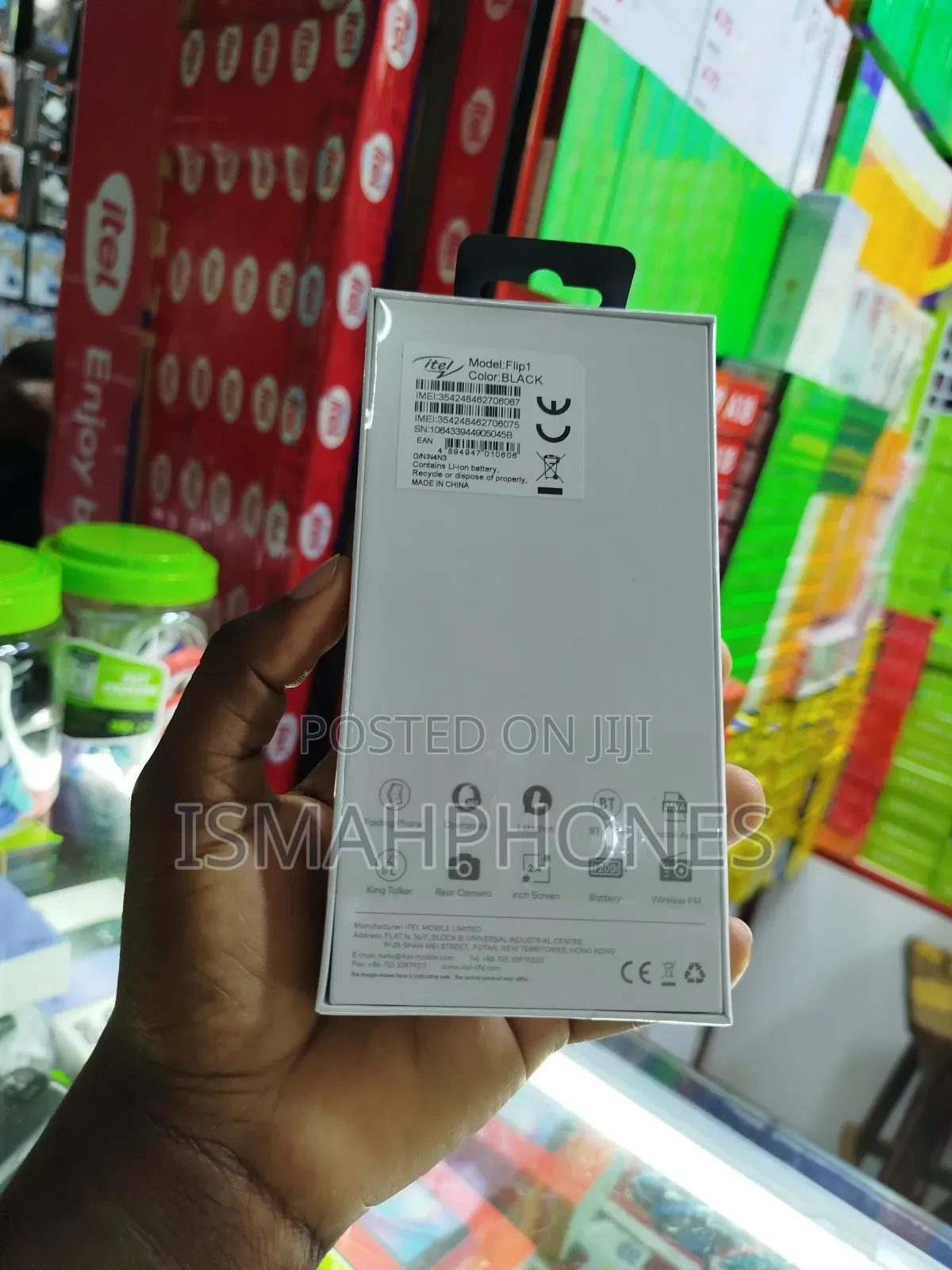 New Itel Flip 1 8 GB White