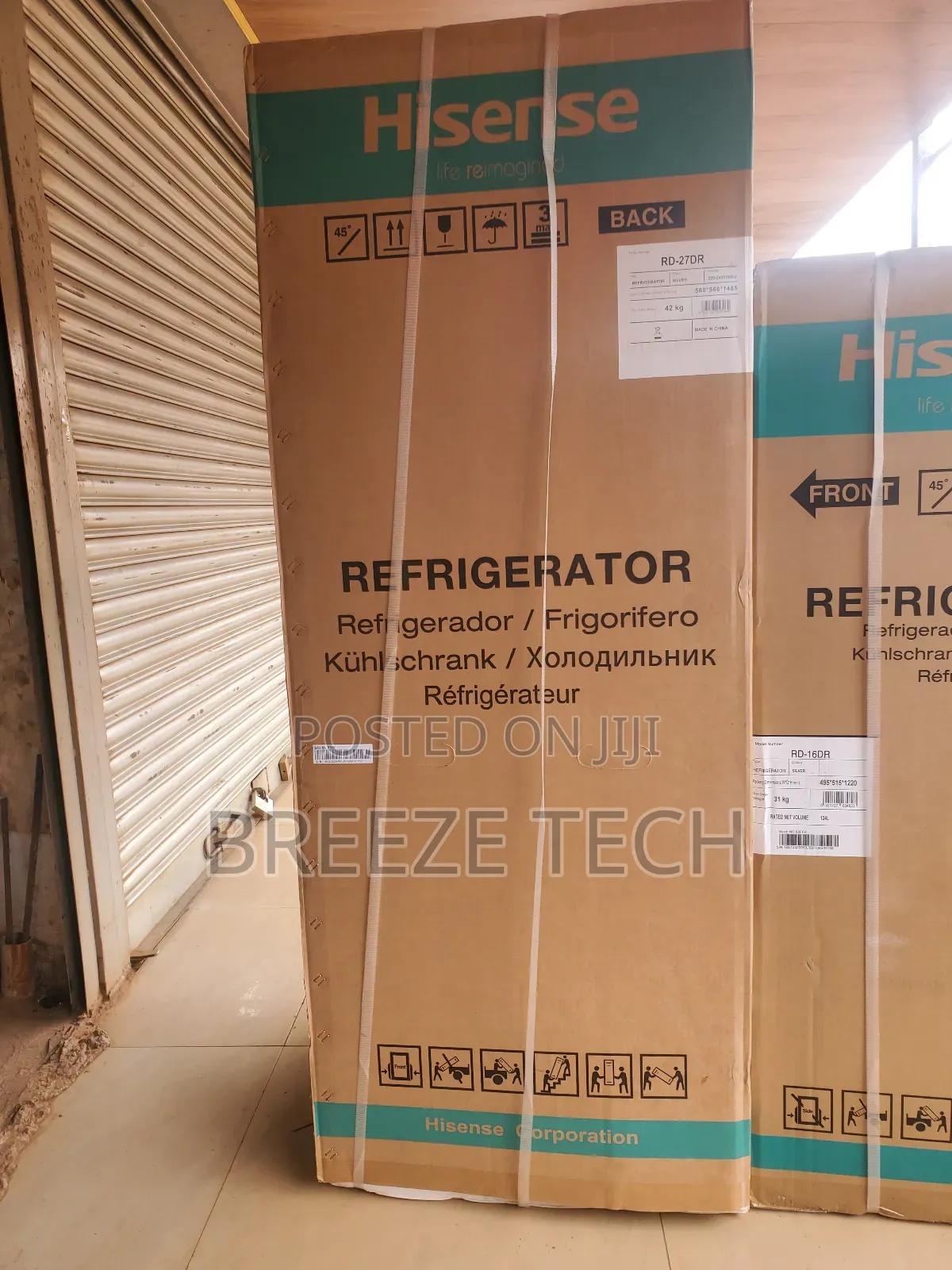 Hisense Fridge 270ltrs Double Door