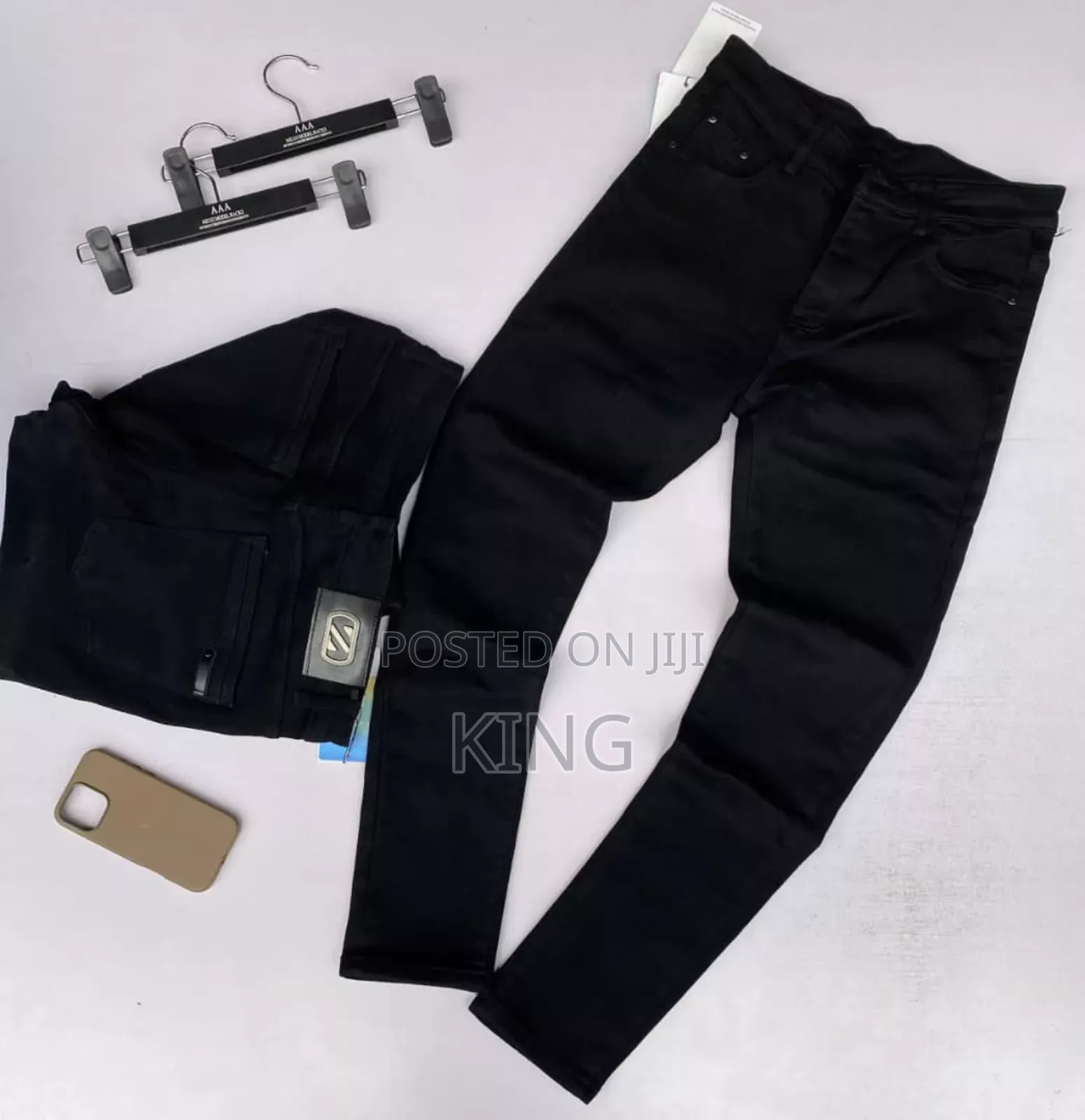 Appliqued Man Jeans