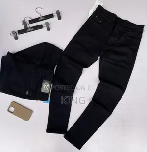 Appliqued Man Jeans