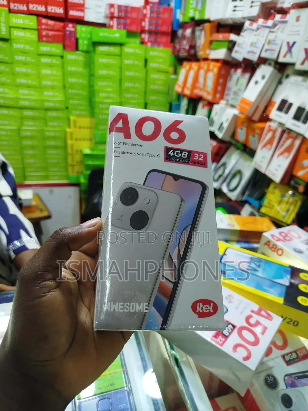 New Itel A06 32 GB White