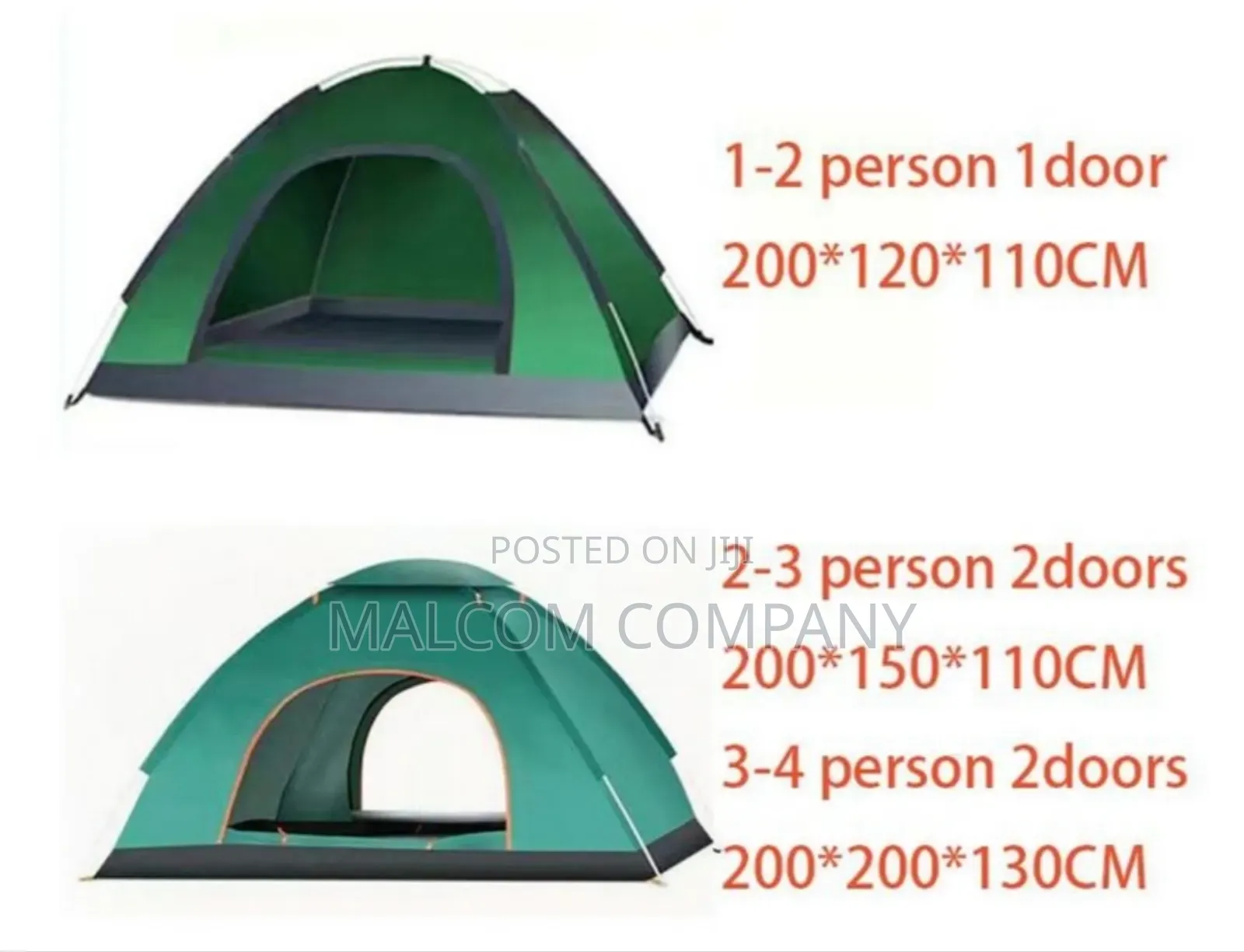 Camping Tents ( 2persons)