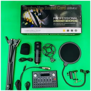 New Condenser Microphone Sound Card