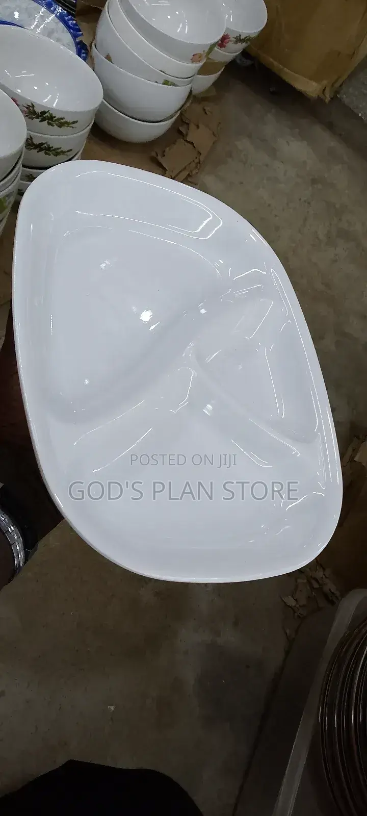 Partition Melamine Plates 12pcs