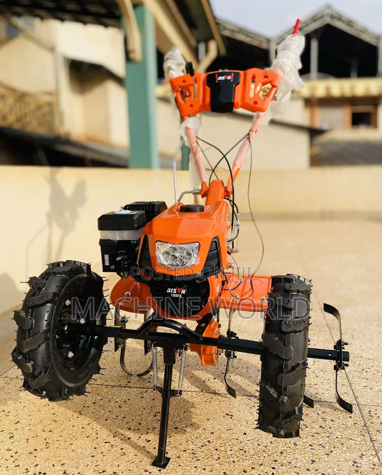 Walking Tractor / Bison Tiller With Head Lights