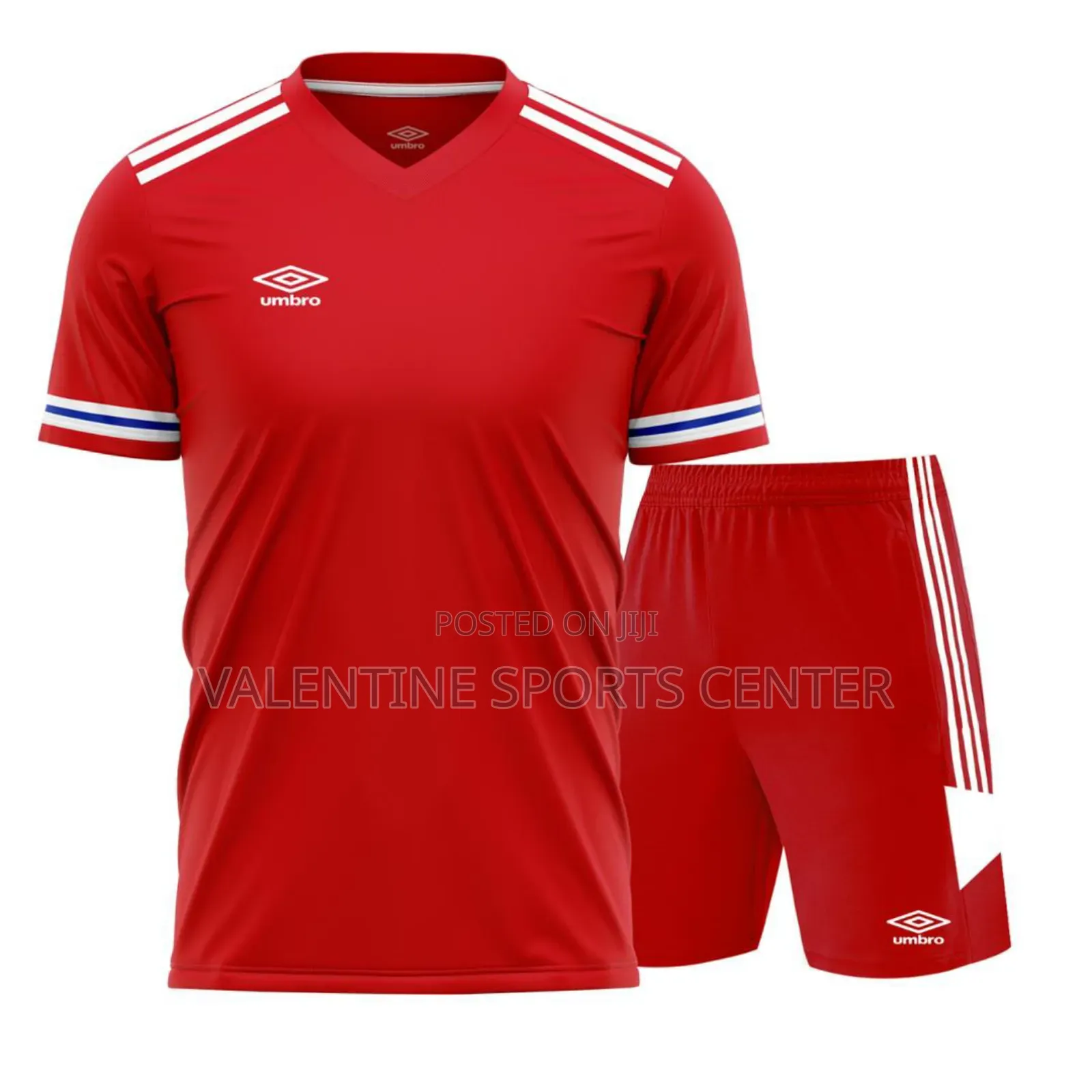 Umbro Red With White Colour Jersey