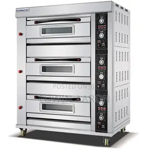 Commercial Electric Oven Triple Deck 9 Trays