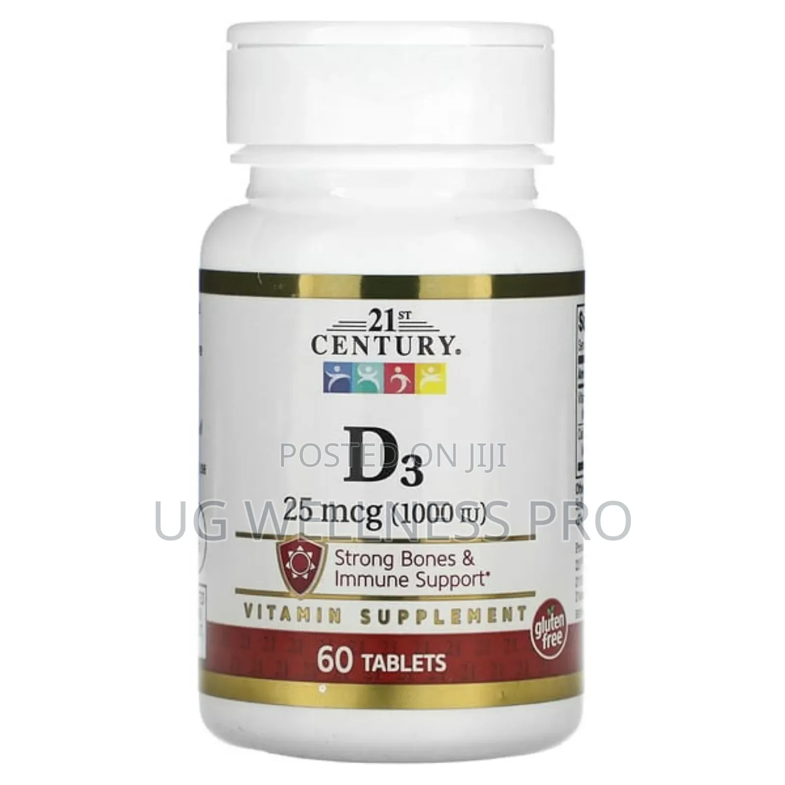21st Century, D3 1000 Iu 25 MCG 60 Tablets