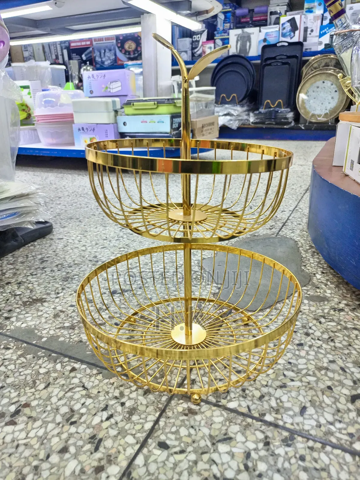 2-Tier Metal Fruit Basket.