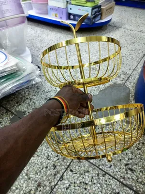 2-Tier Metal Fruit Basket.
