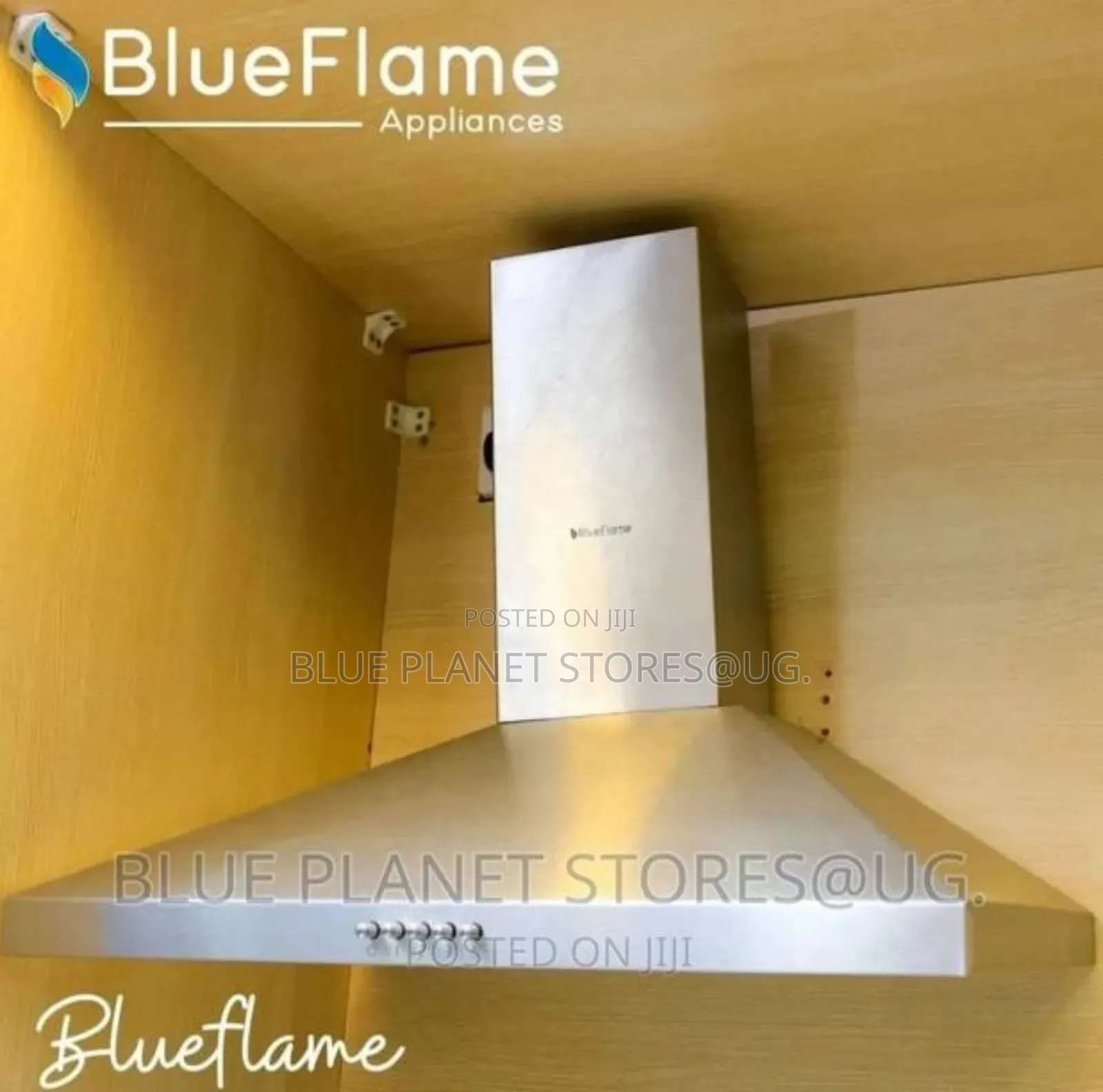 Blueflame "60cm×60cm" Chimney Range Hoods \\ Glass \\ Ch-120