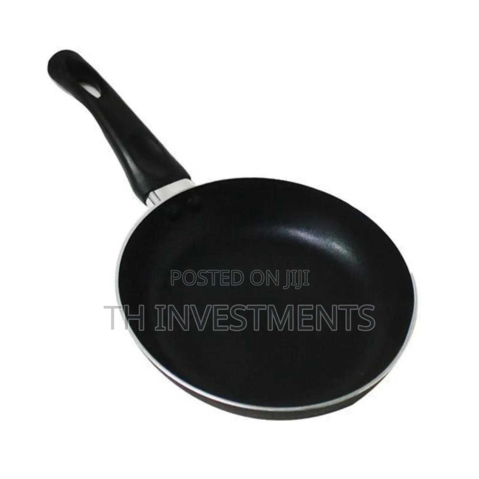 26cm Chapati, Egg Non-Stick Frying Pans, Black 