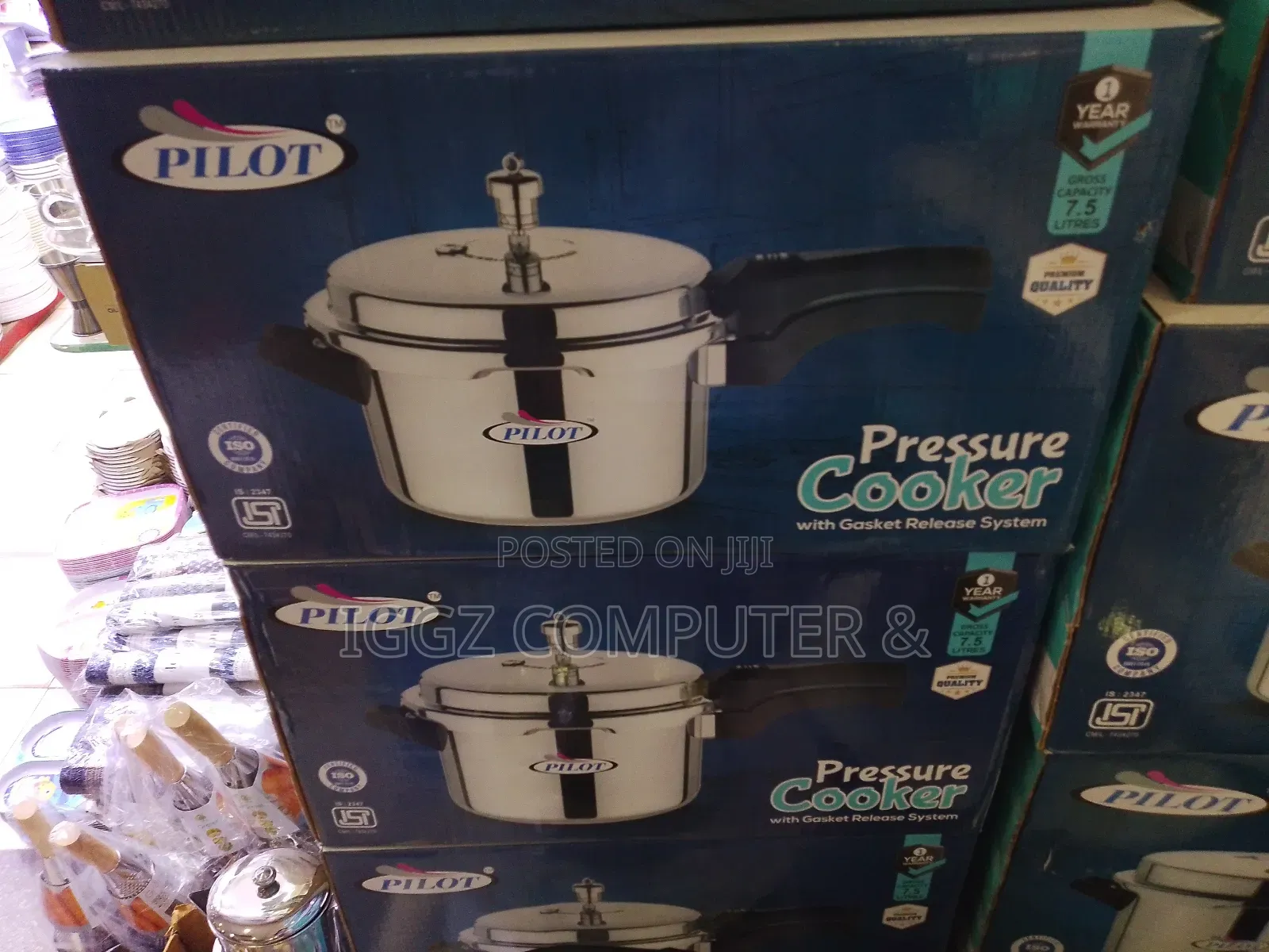 Pilot 7.5litres Pressure Cooker