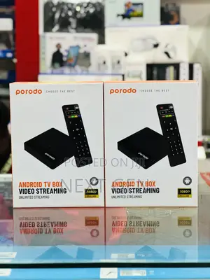 Porodo Android Tv Box With Ethernet Port - Black