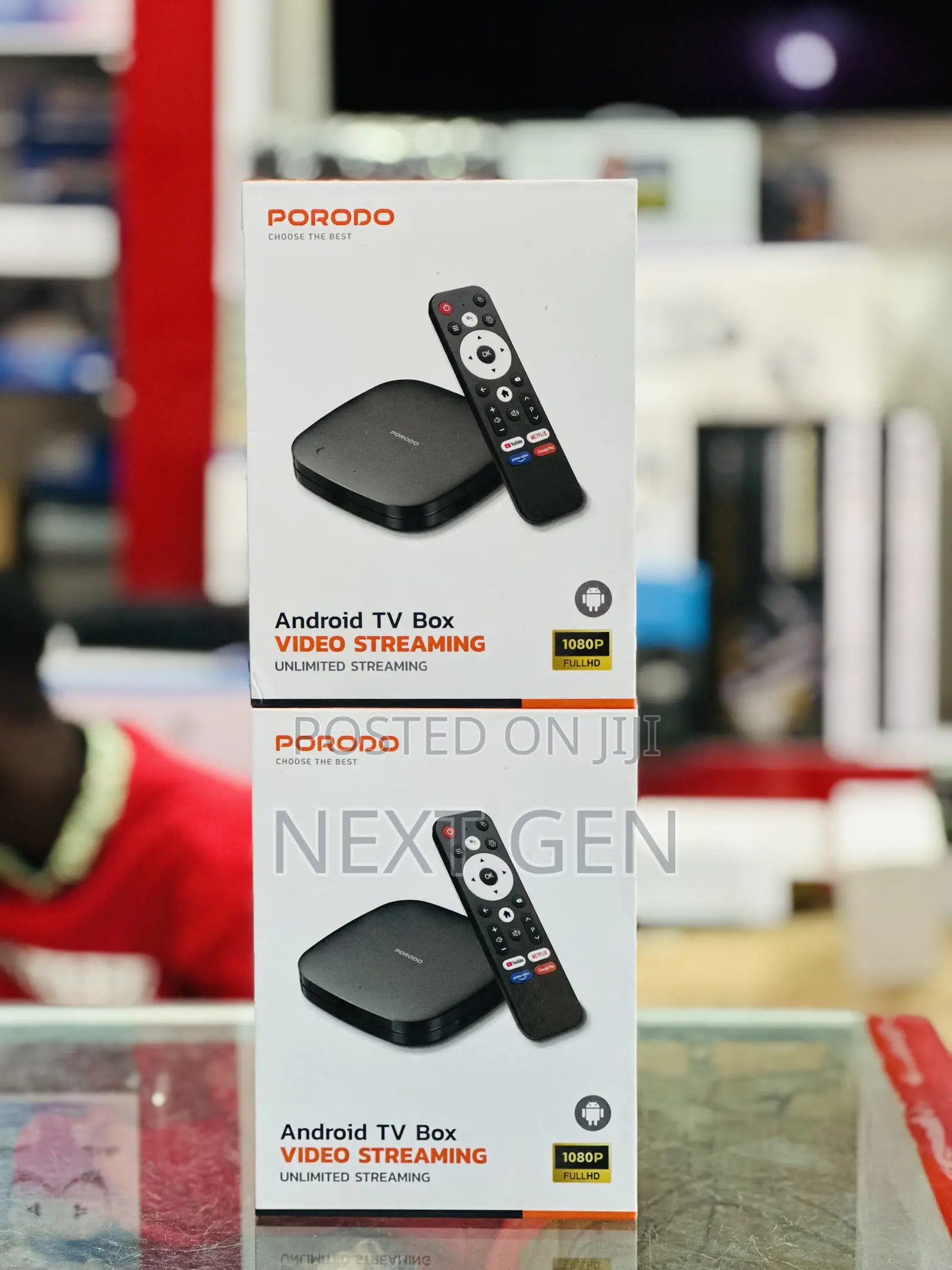 Porodo Android TV Box - Black