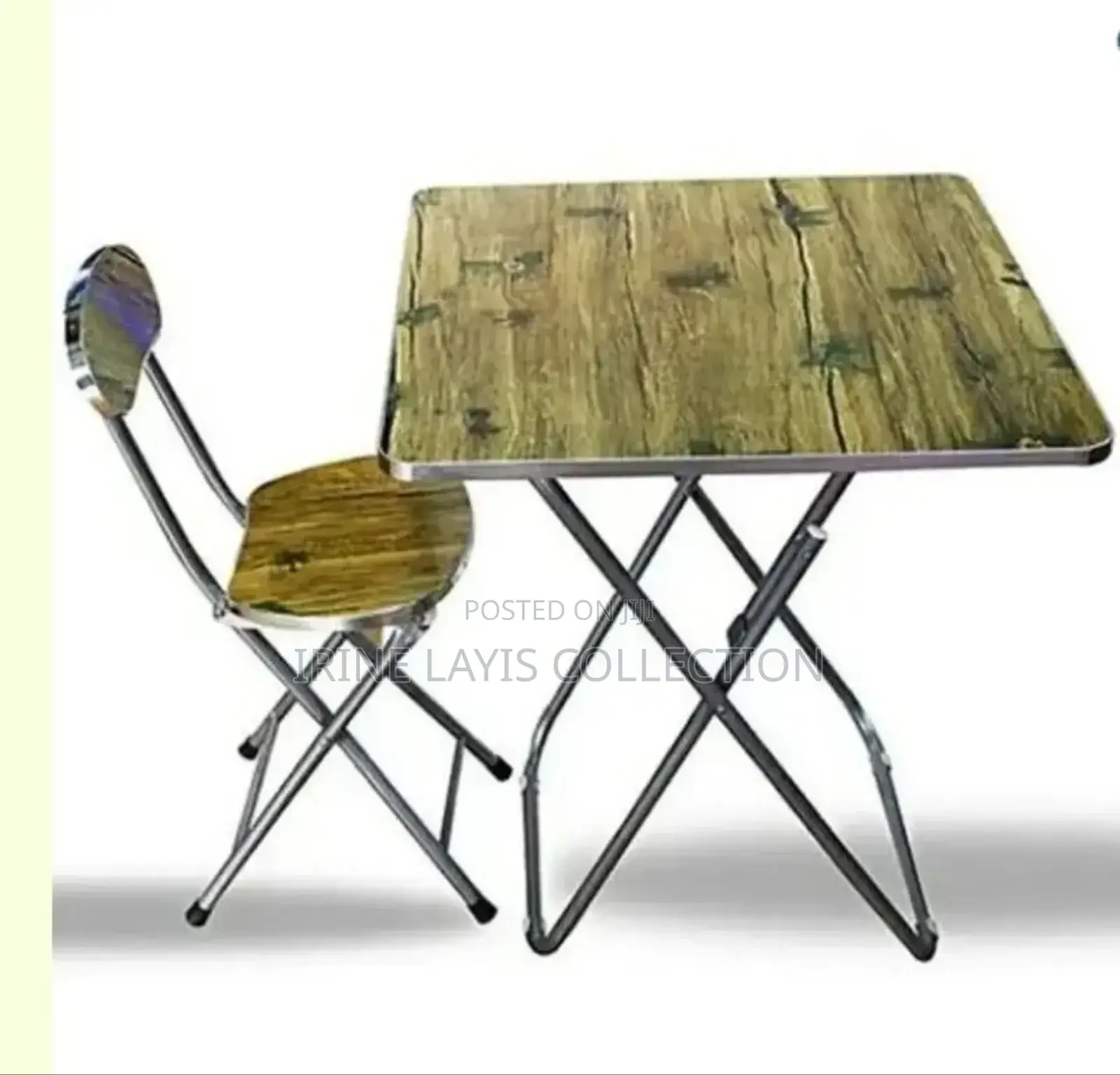 Foldable Reading Table and Chair