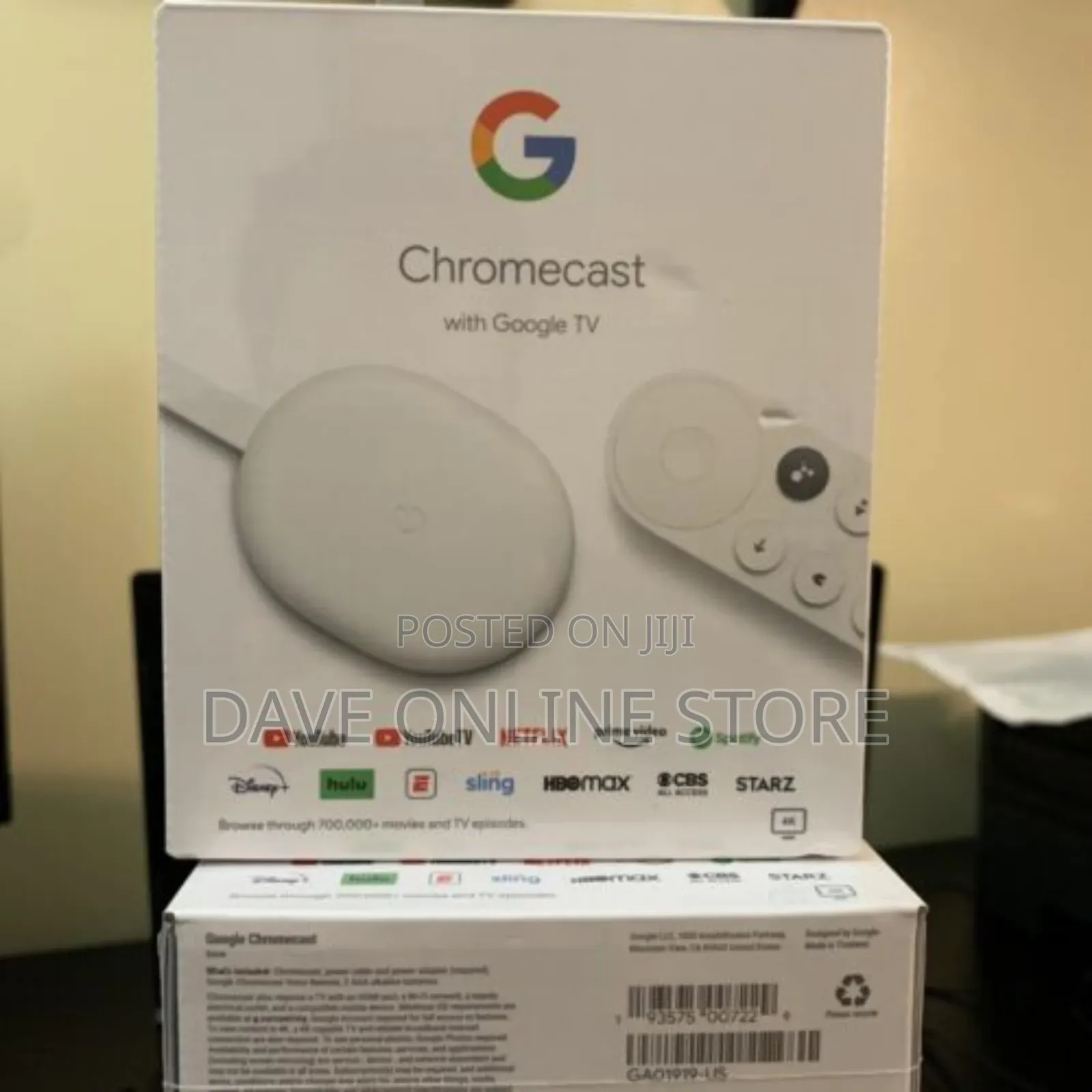 Google Chromecast HDR Streaming Player Google Assistant