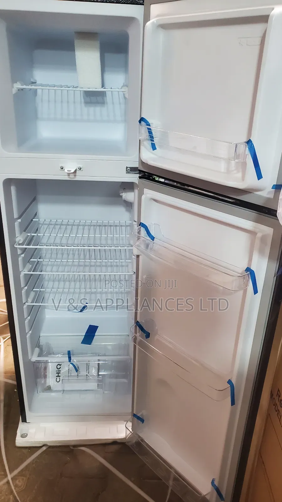 220l Chiq Double Door Fridge