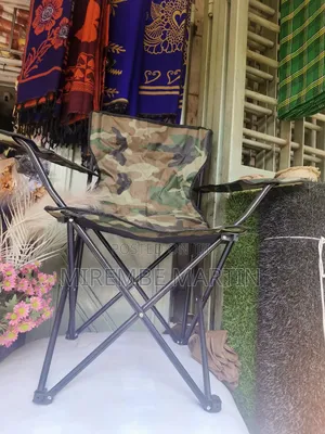 Outdoor Folding Chair Camouflage Armchair Garden Stool