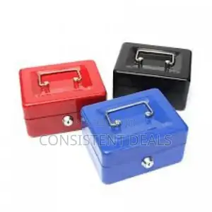 Metal Cash Box 10" 250mm X 200mm X 90mm