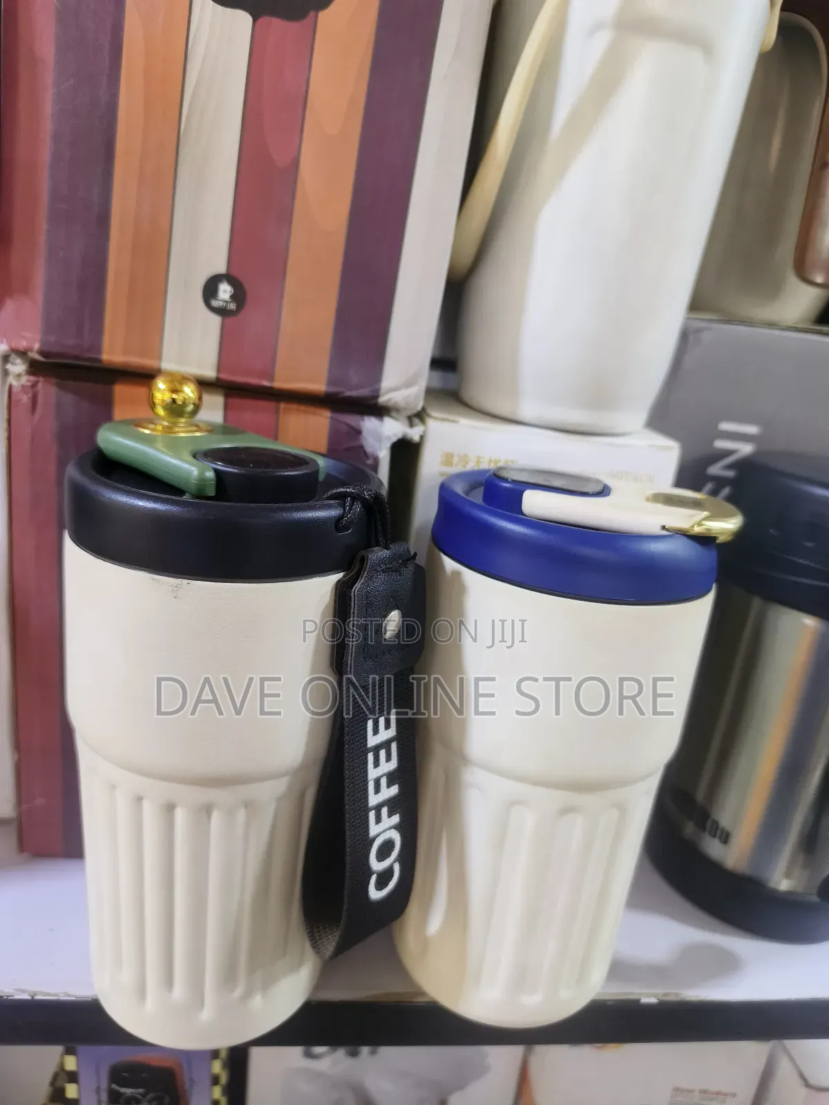 Coffee Thermos With Temperature Display, 450ml
