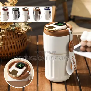 Botowi Smart Thermos Cup, 450ml Led Temperature Display,
