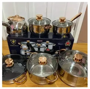 Kaisa Villa 12 Piece Stainless Steel Induction Cookware Set