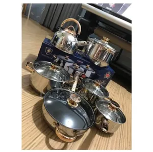 Kaisa Villa 12 Piece Stainless Steel Induction Cookware Set